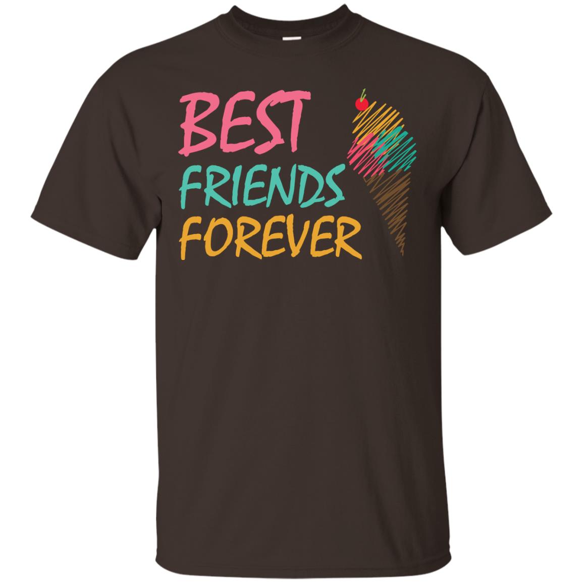 Best Friends Forever Ice Cream Lover T-shirt Dark Chocolate