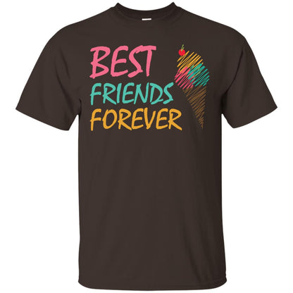 Best Friends Forever Ice Cream Lover T-shirt Dark Chocolate