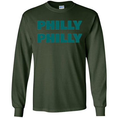 Football Lover T-shirt Philly Philly Philadelphia T-shirt Forest Green