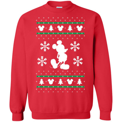 Christmas T-shirt Mickey Mouse Red