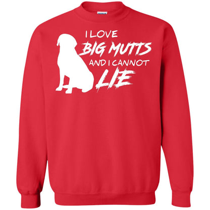 Dog Lover T-shirt I Love Big Mutts And I Cannot Lie Red
