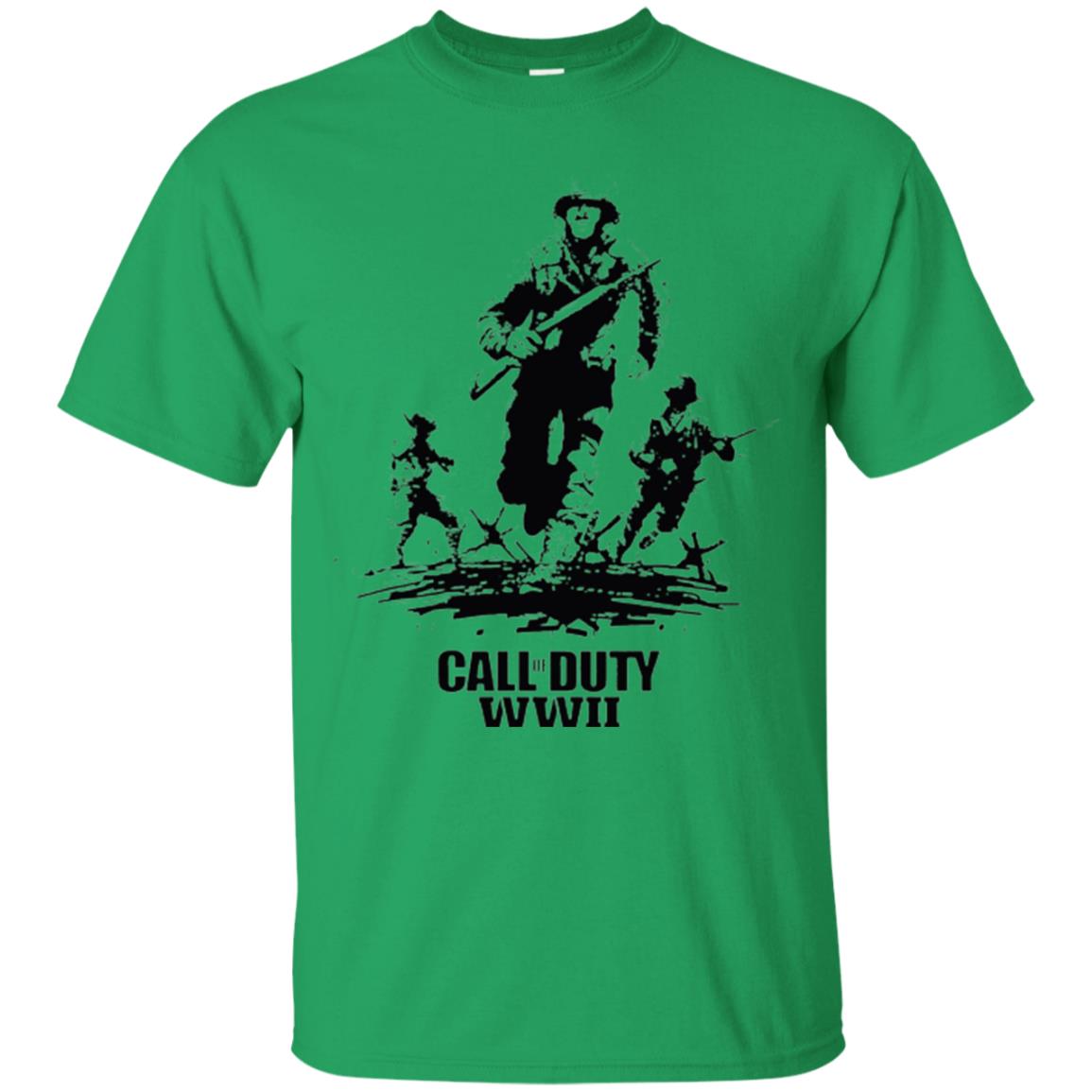 Military T-shirt Call Of Duty Wwi Irish Green
