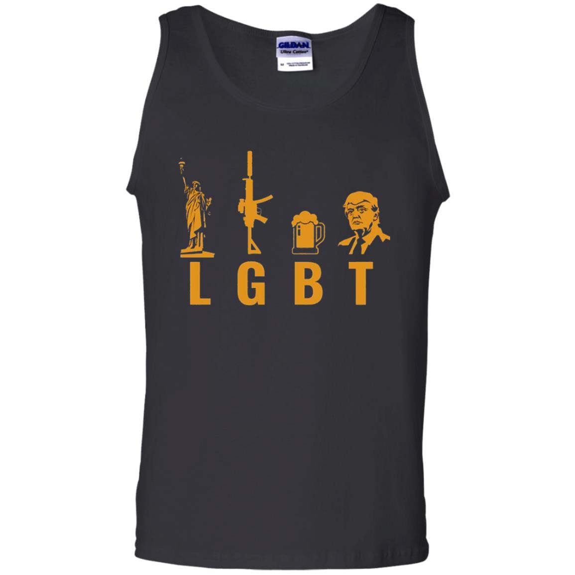 Liberty Guns Beer Trump Support Lgbt Shirt Black