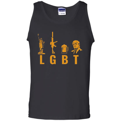 Liberty Guns Beer Trump Support Lgbt Shirt Black