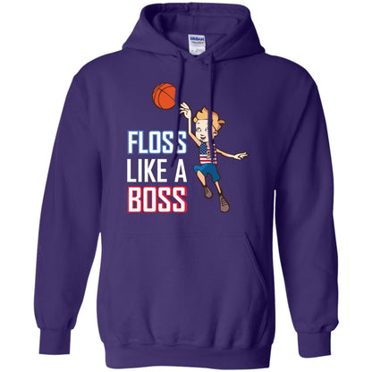 Floss Like A Boss Shirt For Basketball Players Purple