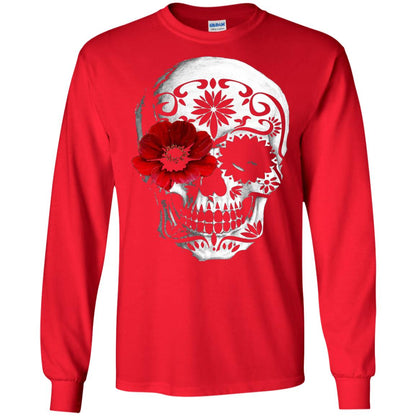 Day Of The Dead Sugar Skull Cinco De Mayo Shirt Red