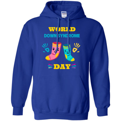 World Down Syndrome Day Hands And Stocks Shirt Royal