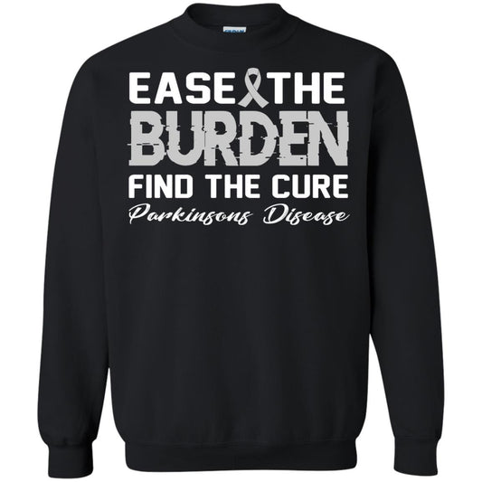 Ease The Burden Find The Cure Parkinson's Awareness T-shirt Black