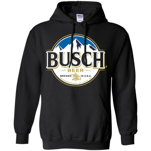 Beer Lovers T-shirt Busch Beer Black