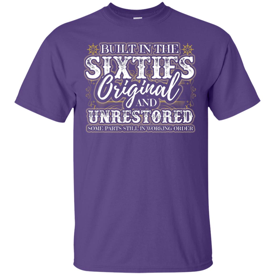 Built In The Sixties Original And Unrestored 1960s Birthday Shirt Purple