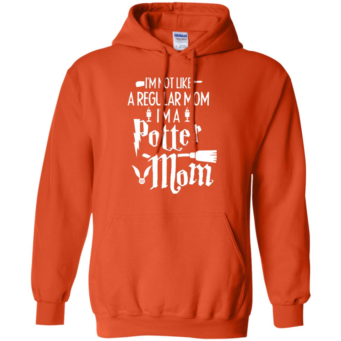 I'm Not Like A Regular Mom, I'm A Potter Mom Harry Potter Fan Shirt Orange