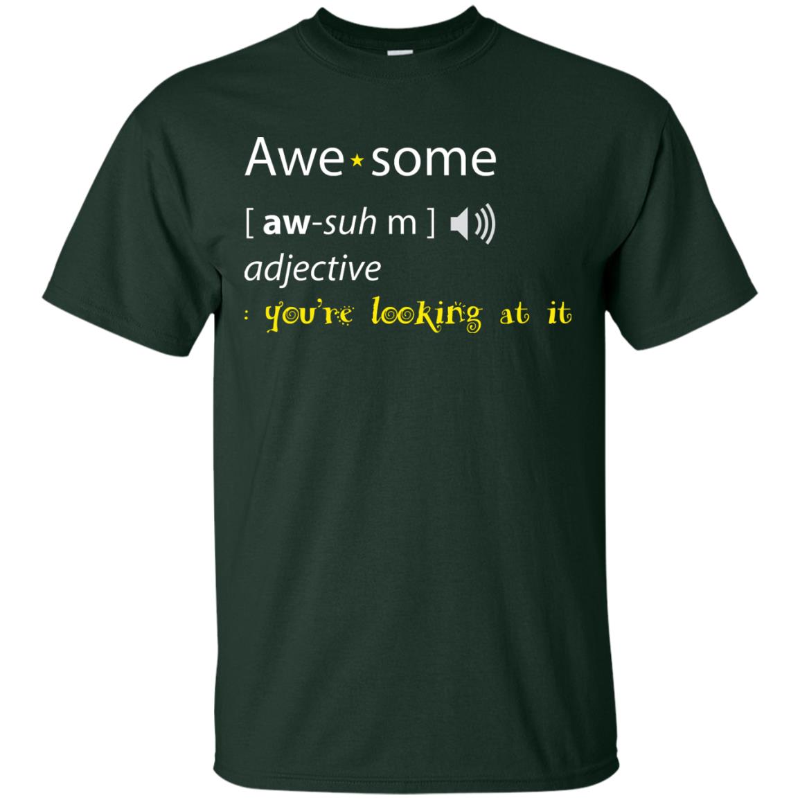 Awesome You_re Looking At It Cool Shirt For Boys Or Girls Forest