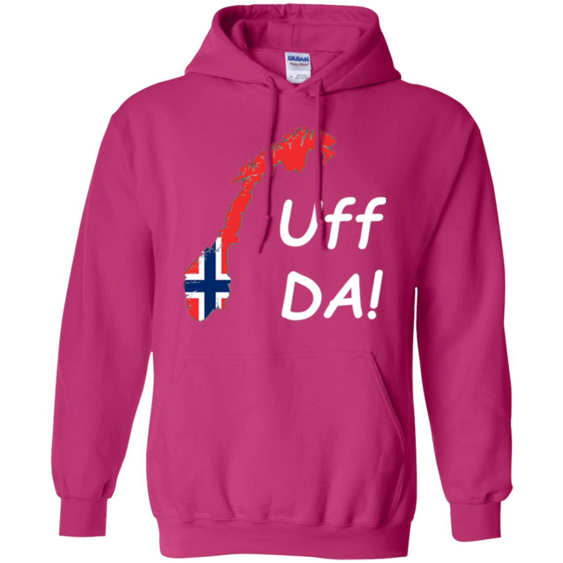 Norwegian Uff Da T-shirt Heliconia