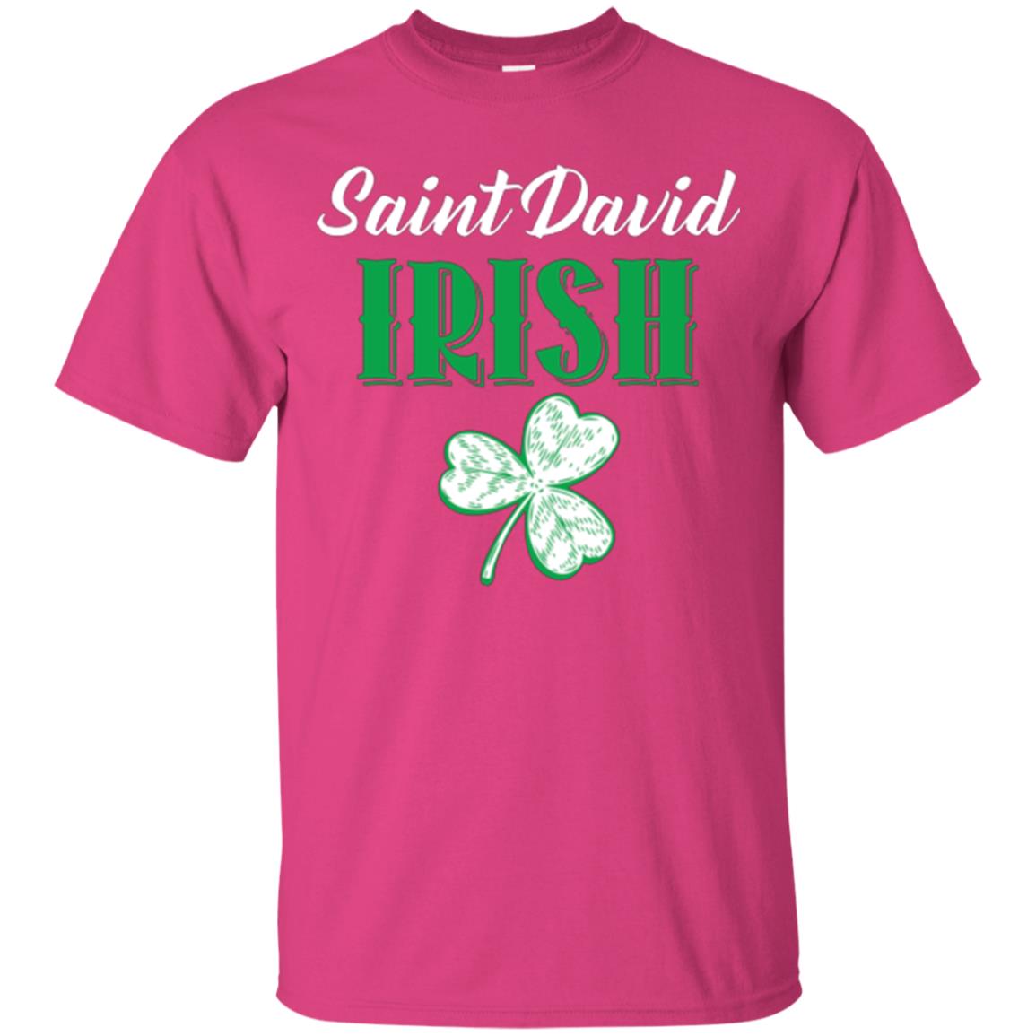 Saint Patrick's Day T-shirt Saint David Irish Heliconia