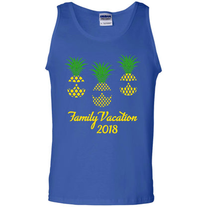 Family Vacation 2018 Shirt Hawaii Pineapple Sunglasses Royal