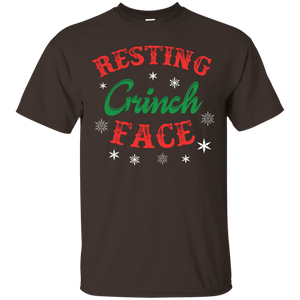 Christmas T-Shirt Resting Grinch Face