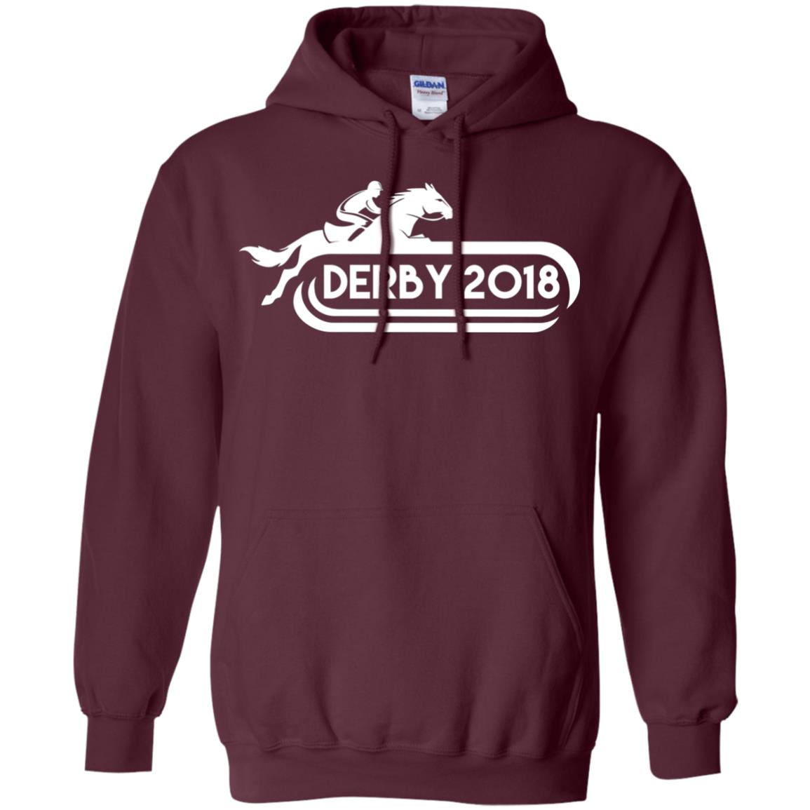 Derby 2018 Shirt Derby 2018 Horse Racing Maroon