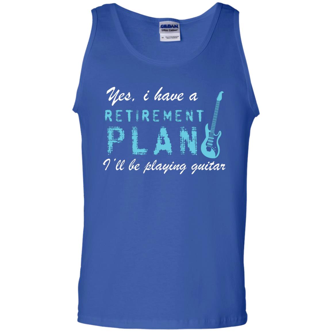 Yes I Have A Retirement Plan I’ll Be Playing Guitar Guitarist T-shirt Royal
