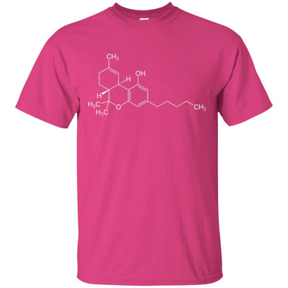 Chemistry T-shirt Molecule Tetrahydrocannabinol Heliconia
