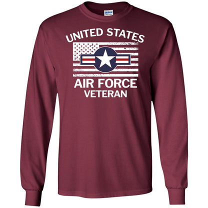 United States Air Force Veteran T-shirt Maroon