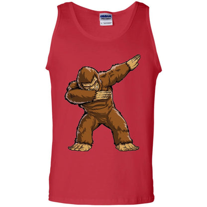 Monkey T-shirt Bigfoot Sasquatch Dabbing Red