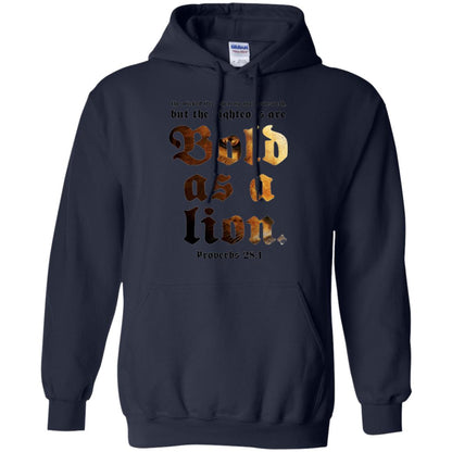 Christian T-shirt Bold As A Lion Navy