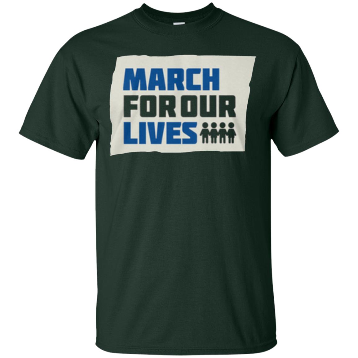 March For Our Lives Anti Gun T-shirt Forest