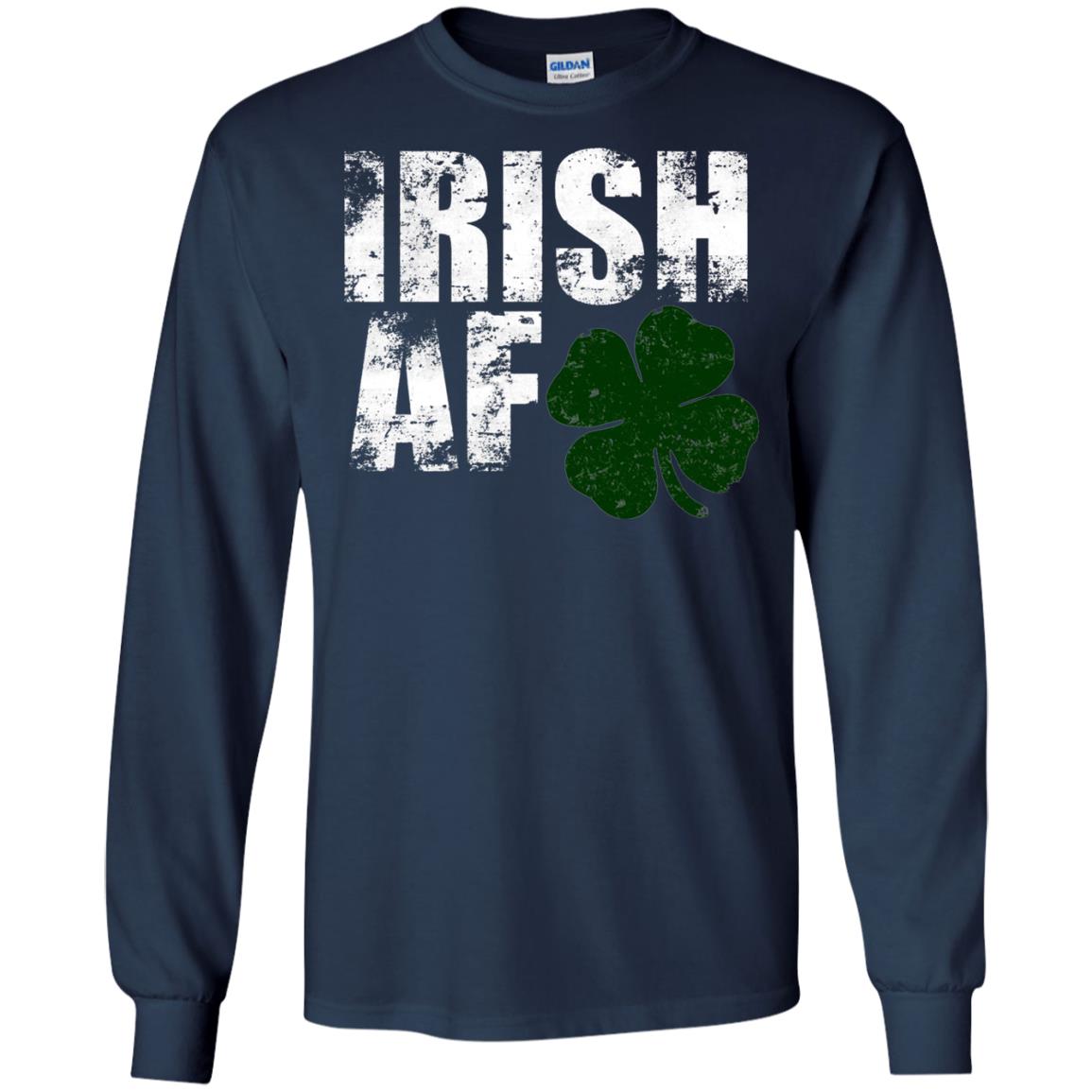 Funny Irish St. Patrick_s Day T-shirt Navy