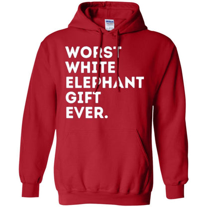 Best Worst White Elephant T-shirt Red