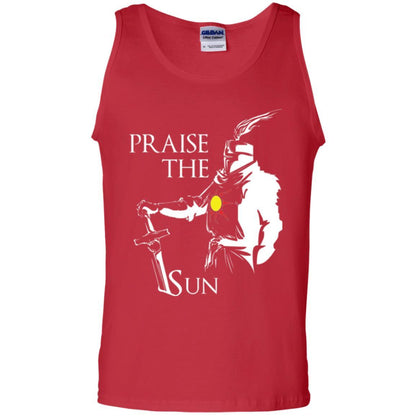 Gamer T-shirt Praise The Sun Knight T-shirt Red
