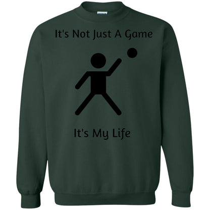 Basketball Shirt Its Not Just A Game Its My Life Forest Green