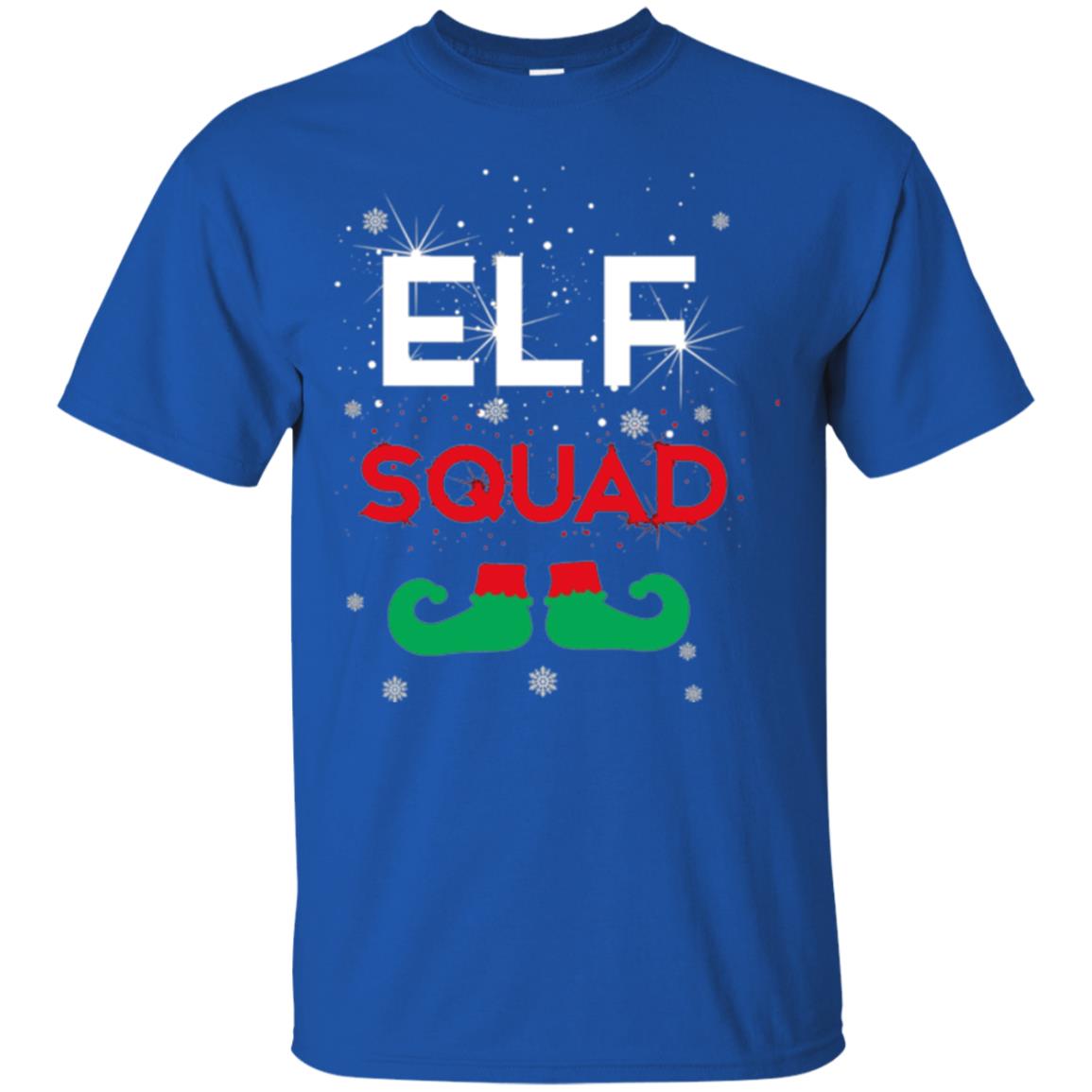 Christmas T-shirt Elf Squad Royal