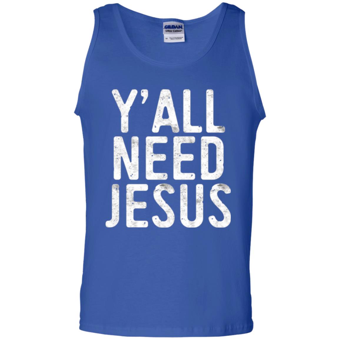 Christian T-shirt Y_all Need Jesus Royal