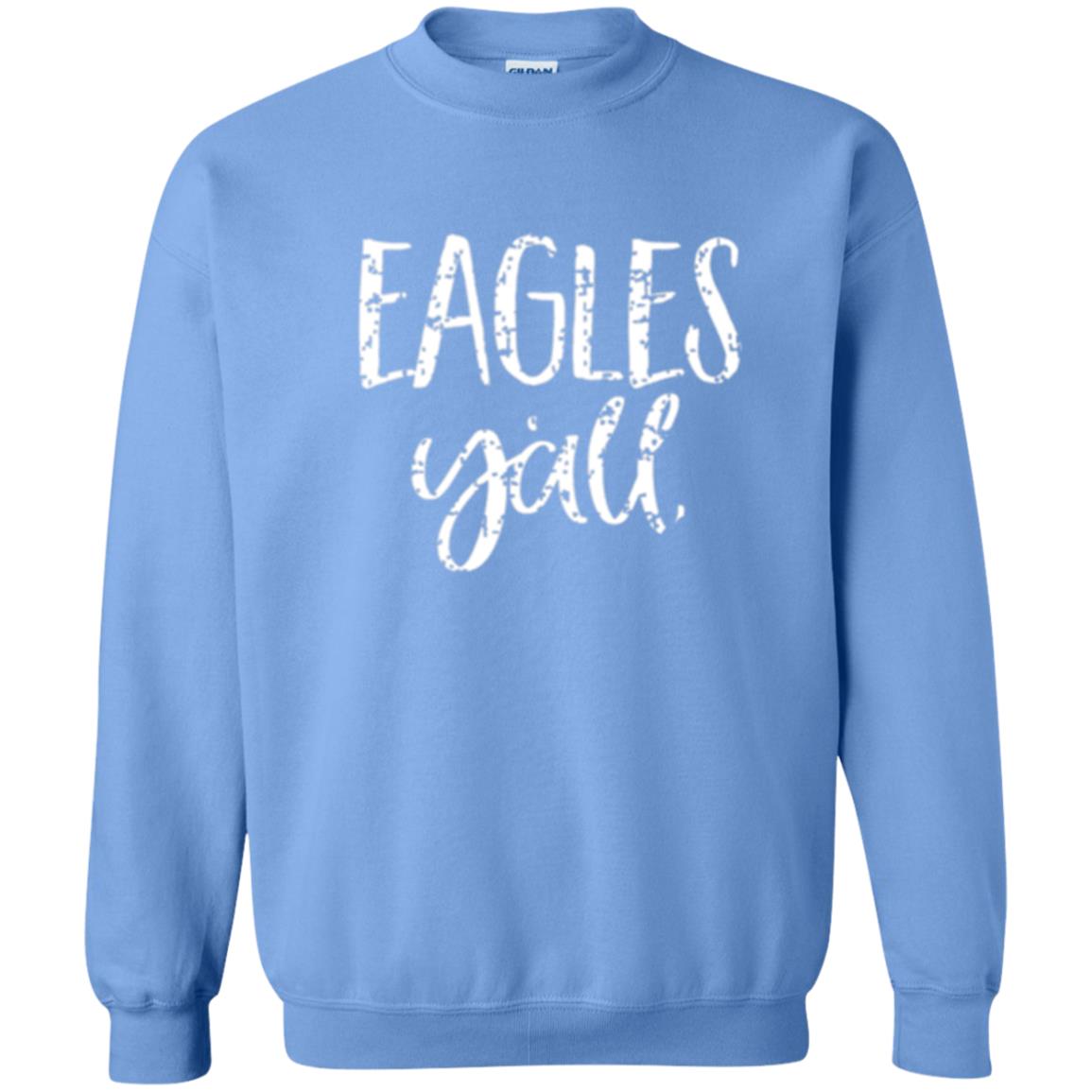 Eagles Y_all Flying Eagles T-shirt Carolina Blue