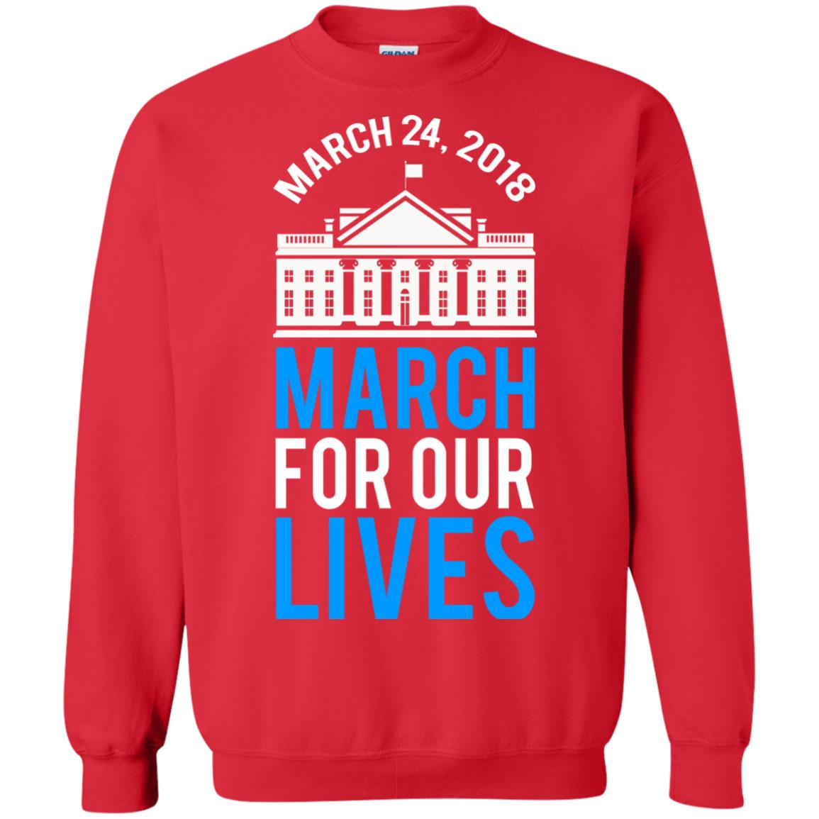 March For Our Lives March 24 2018 T-shirt Red