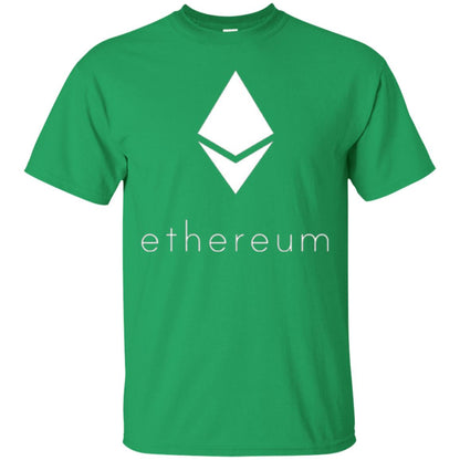 Official Ethereum Logo T-shirt Irish Green