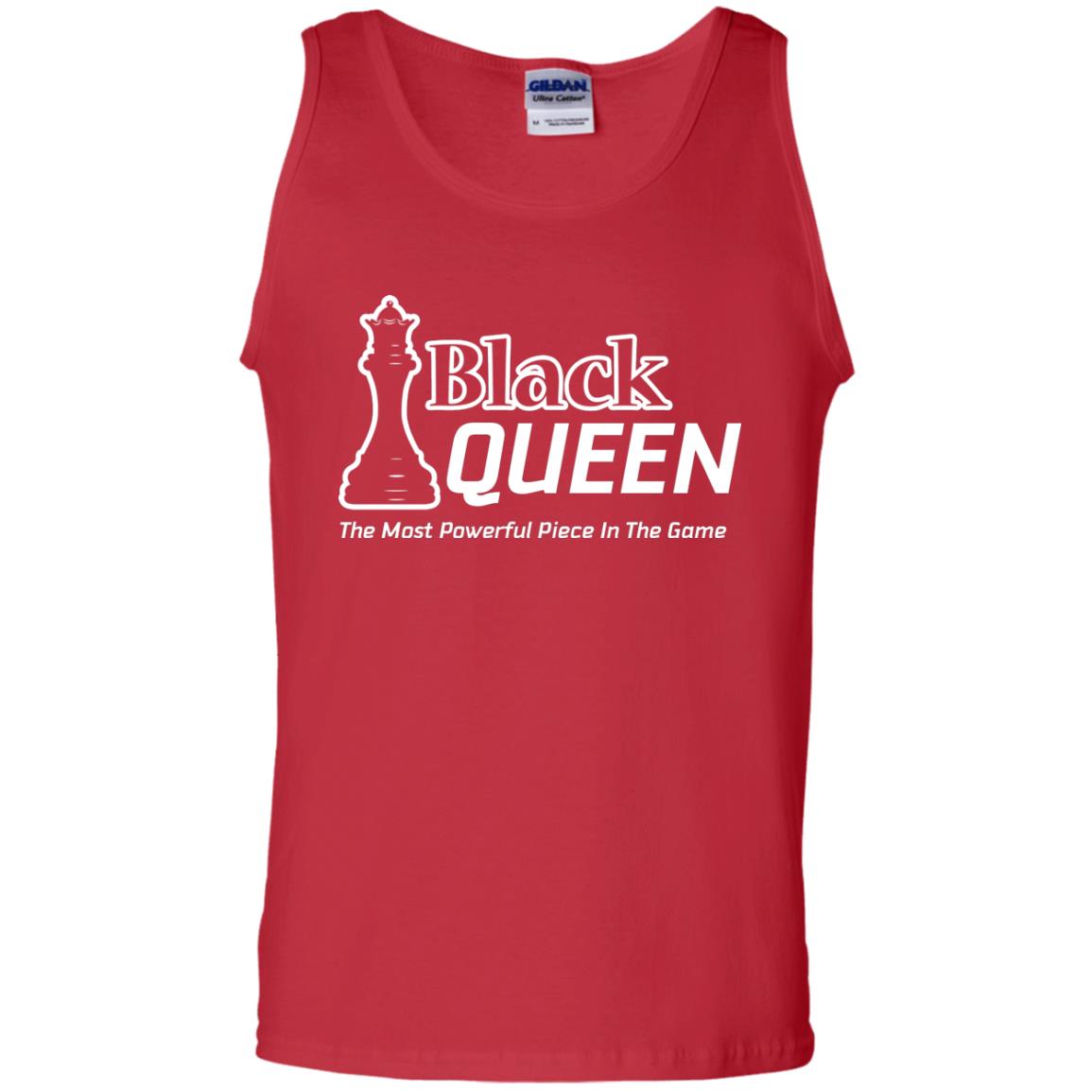 Black Queen Proud Black Woman African American T-shirt Red