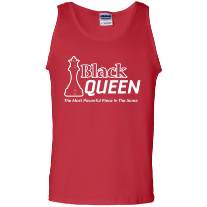 Black Queen Proud Black Woman African American T-shirt Red