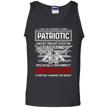 Politically Incorrect American Everyone Warned You About Military Shirt Black