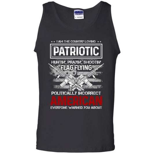 Politically Incorrect American Everyone Warned You About Military Shirt Black