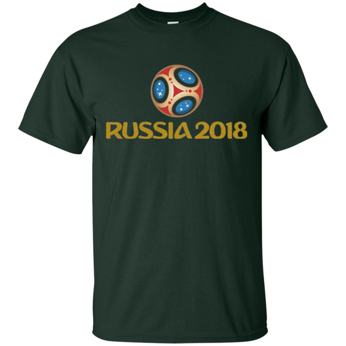 Football T-shirt Russia 2018 World Cup Forest Green