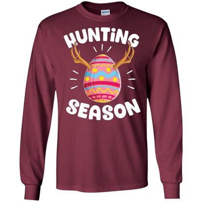 Hunting Season Easter Shirt Maroon