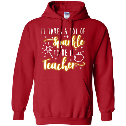 It Takes A Lot Of Sparkle To Be A Teacher Shirt Red