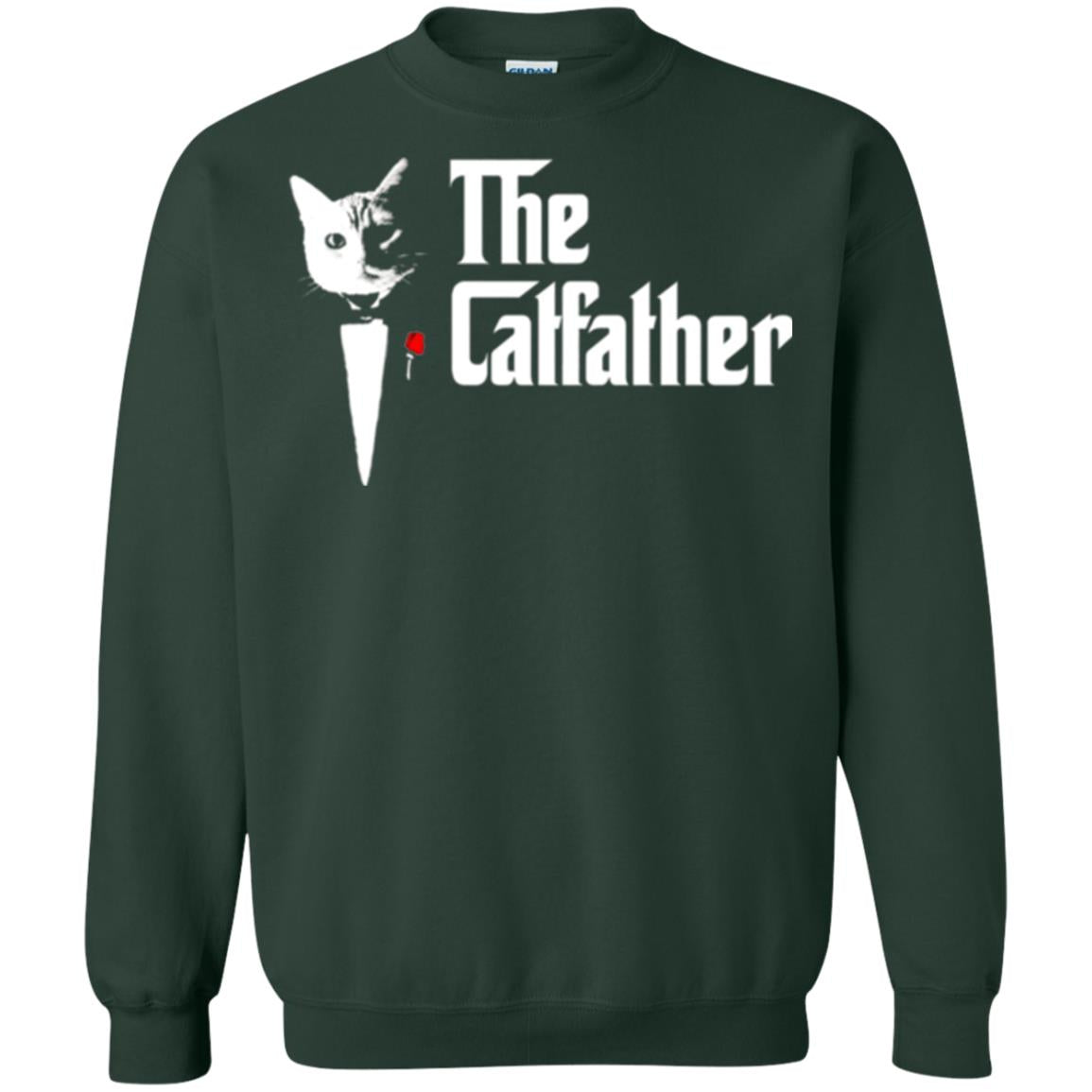 Daddy T-shirt The Catfather Forest Green