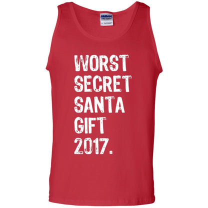 Christmas T-shirt Worst Secret Santa Gift 2017 Red