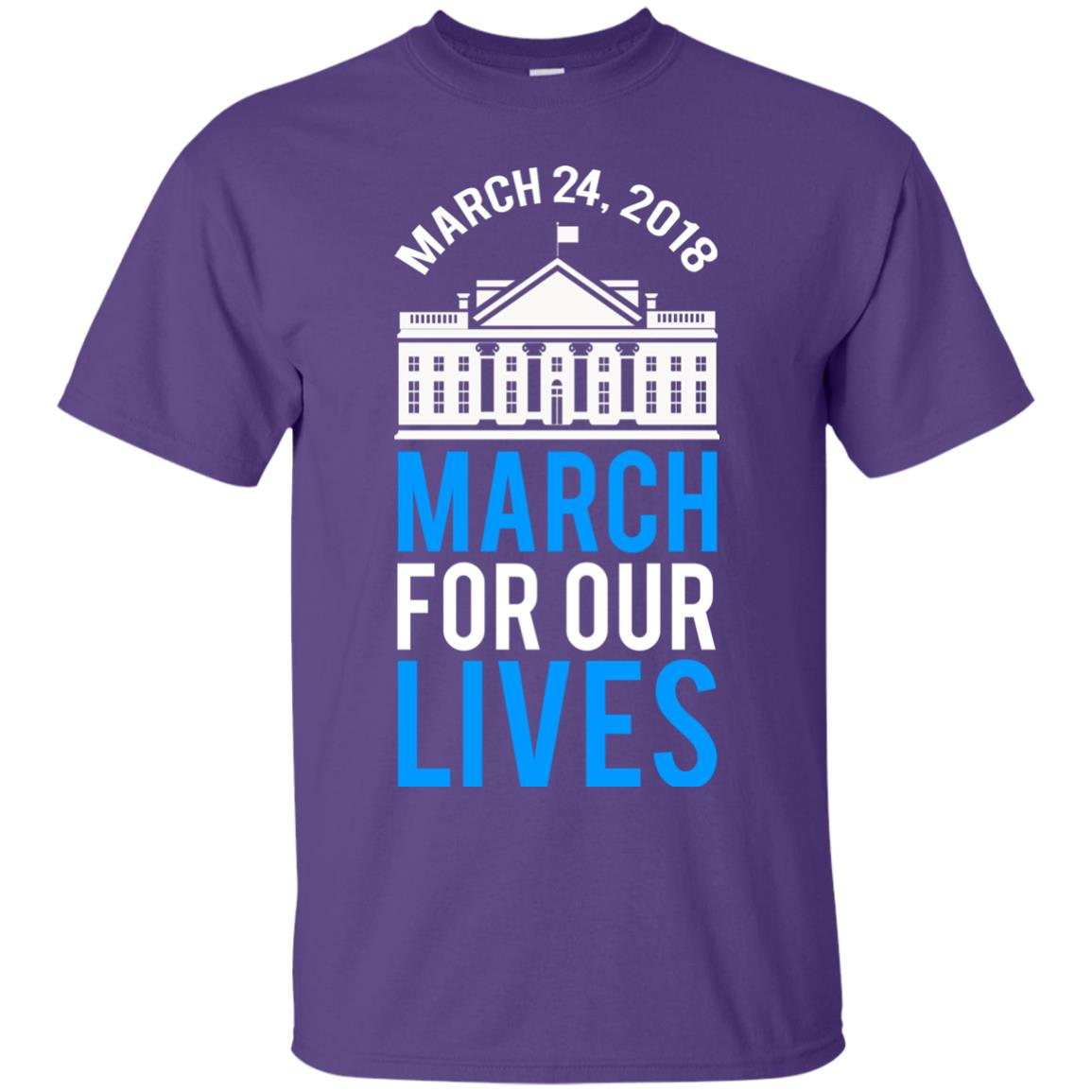 March For Our Lives March 24 2018 T-shirt Purple