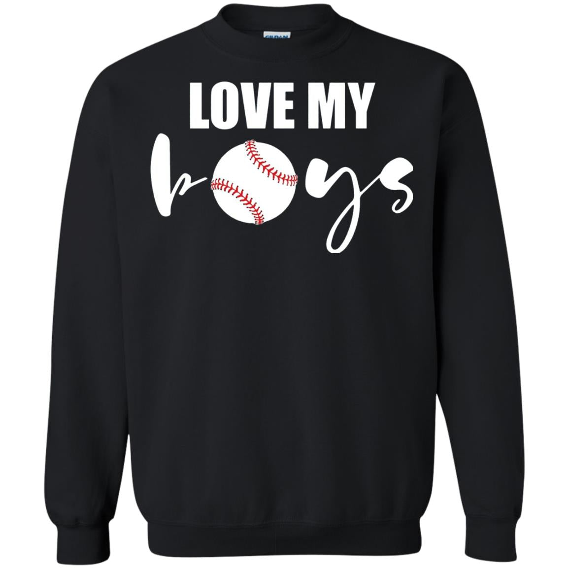 Love My Boys Mom And Dad Baseball Cheer Shirt