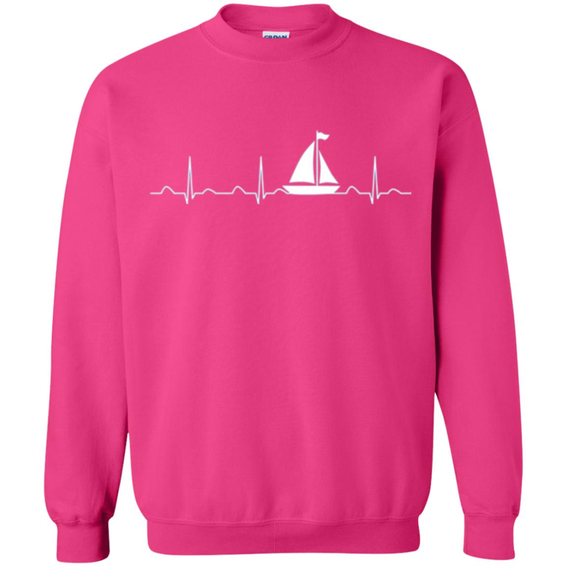 Boating Sailor T-shirt Heartbeat Heliconia