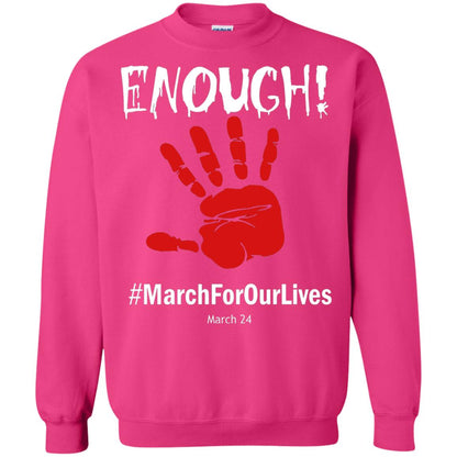 Enough March For Our Lives March 24 Gun Control T-shirt Heliconia