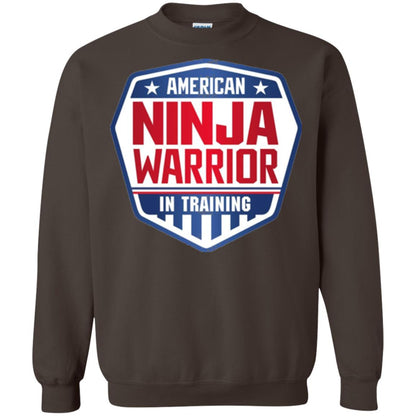 American Ninja Warrior In Training T-shirt Dark Chocolate